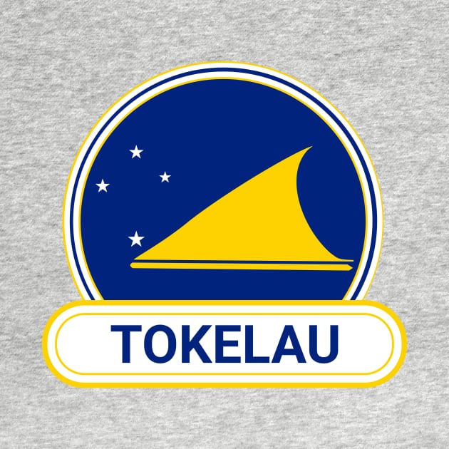 Tokelau Country Badge - Tokelau Flag by Yesteeyear